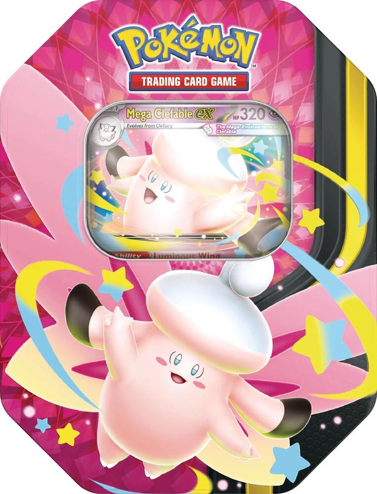 Mega Moonlit Tin (Summer EX) – Mega Clefable ex