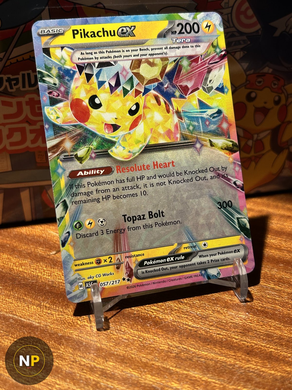 Pikachu ex 057/217