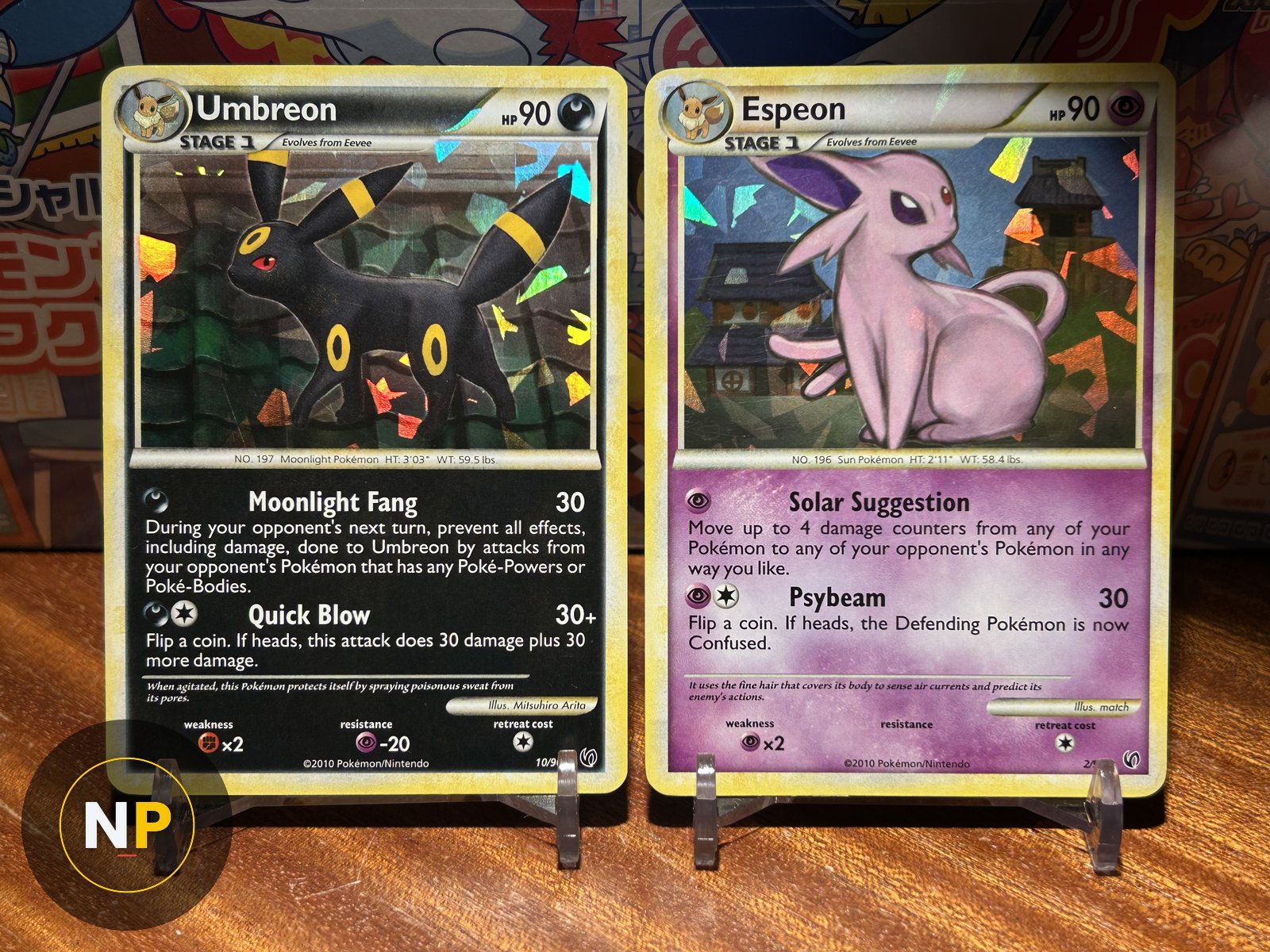 Espeon & Umbreon – Undaunted Cracked Ice Holo-par