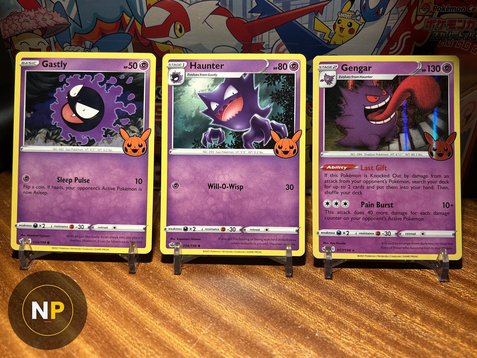 Gastly, Haunter & Gengar – Trick or Trade-trio 2022