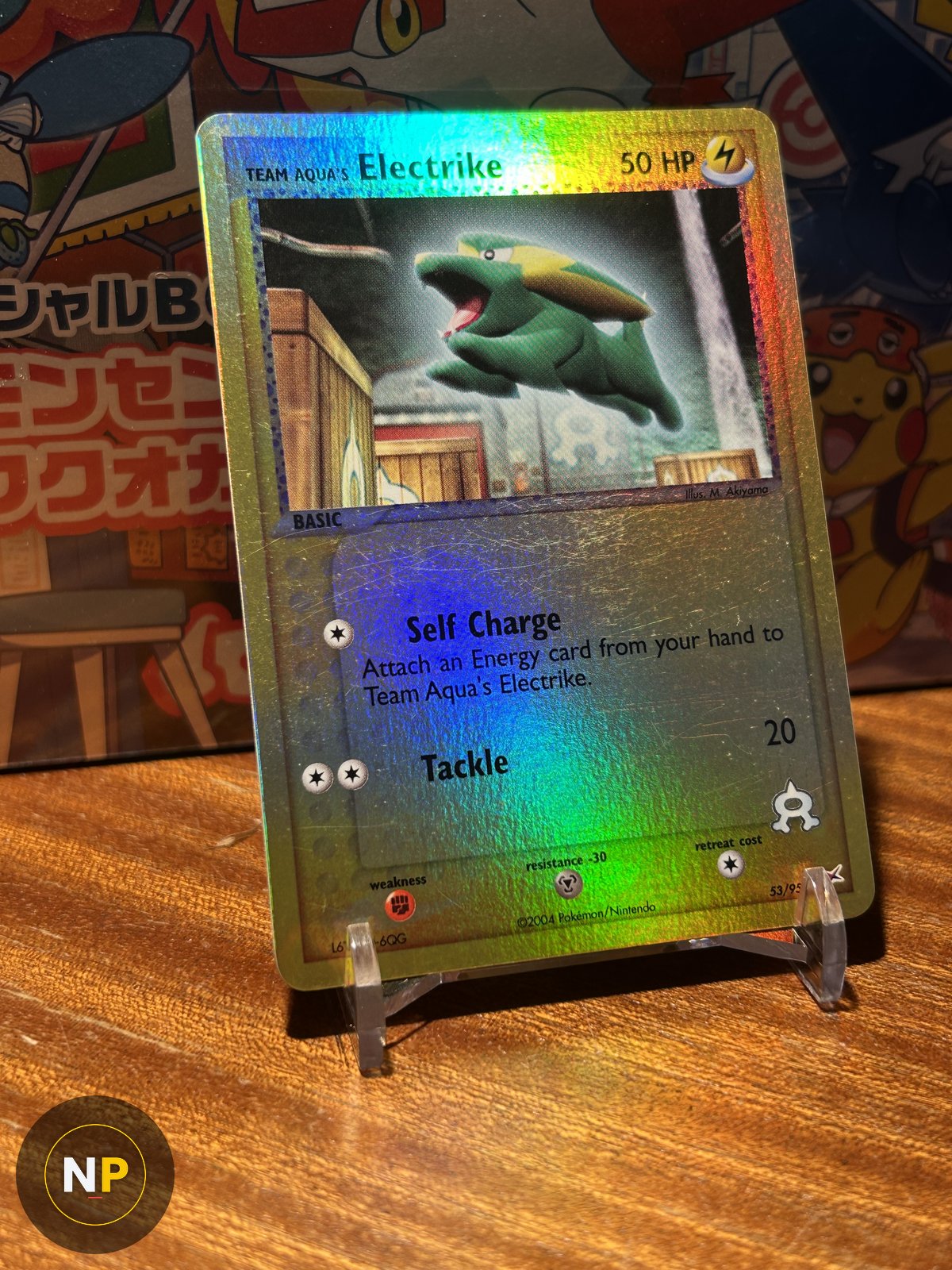 Team Aqua's Electrike 53/95 (Reverse Holo)