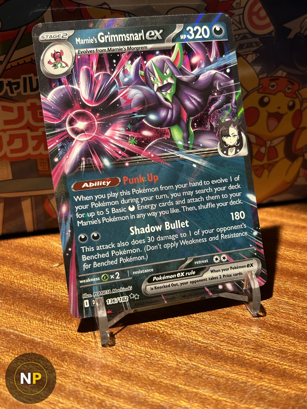 Marnie's Grimmsnarl ex 136/182