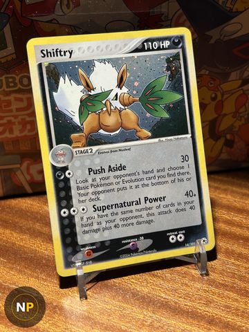 Shiftry 14/101 RARE + SWIRL